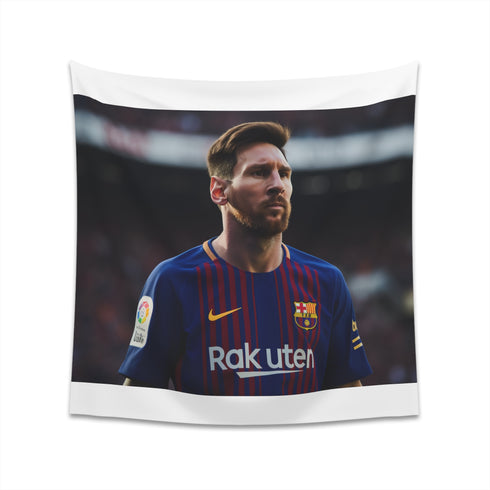 Stunning Lionel Messi Tapestry | High-Quality Football Legend Art | Perfect Gift | Comfortable & Stylish | 34 x 40 or 57 x 57 Sizes
