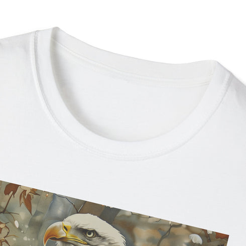 Wings of the Wind: A Majestic Eagles Flight Captured on Canvas