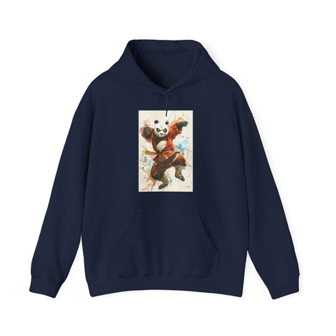 Wuxi Finger Hold Hoodie in Navy, Regular Fit, Unisex.