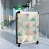Chic Pastel Geometrics Suitcase Set in Small Black for Travel Accessories.