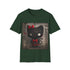 Kuromi Hello Kitty magical tee in charcoal, crew neck cotton t-shirt.