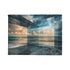 Storm Breaking Through Layered Dimension — Plush Fleece Throw Blanket — 300 GSM Plush Coral Fleece Texture Close-Up