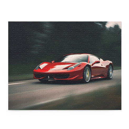 Ferrari Speed Demon Puzzle, High-Speed Racing Theme, 120 Piece Challenge.