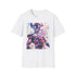Charcoal Galactus T-shirt with cosmic graphic in comfortable cotton fabric