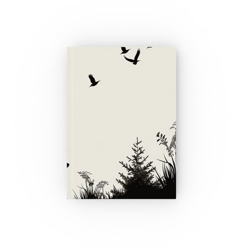 Wild Encounters Nature Journal - Elegant silhouette design with animal forms, perfect for chronicling outdoor adventures and reflections. High-quality, versatile, and stylish. Makes a great gift!