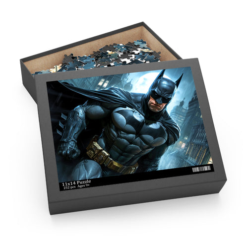 Challenging Batman Gotham City puzzle with iconic scenes and characters.