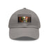 Colorful Marrakech mosaic design baseball cap with white/light brown rectangle patch.
