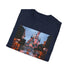 Charcoal Disney Castle T-shirt with enchanting vibrant fairy tale design