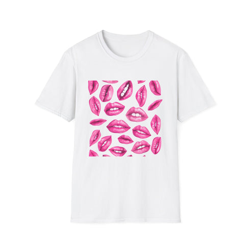 Timeless Charm T-shirt in White 2XL. Vintage motifs, distressed textures.
