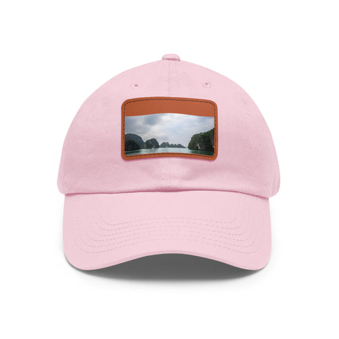Halong Bay Emerald Waters Cotton Hat with Light Brown Patch