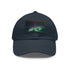 Northern Lights Glow Baseball Cap in White with Light Brown Patch
