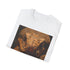 Unveil cobra painting tee: charcoal with mesmerizing gaze.