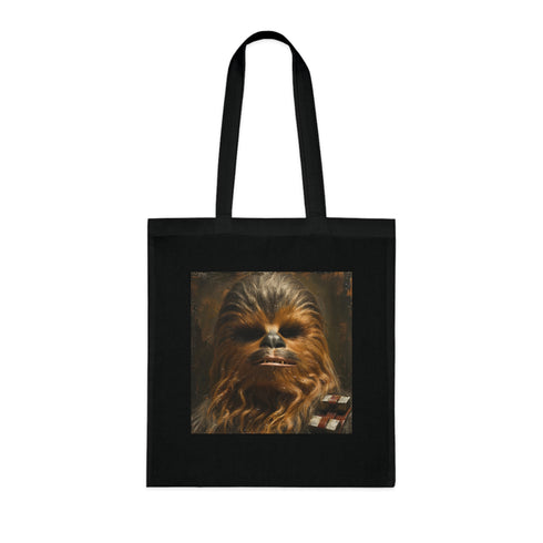 Chewie's Cargo Tote Bag - Black Cotton Accessories Tote.