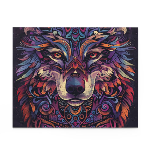Wild Totem Animal Jigsaw Puzzle with intricate tribal designs for animal lovers and puzzle enthusiasts