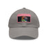 Caesar Neon Dream Baseball Cap in White with Light Brown Patch