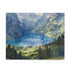 Swiss Alps watercolor jigsaw puzzle - tranquil landscape with majestic mountains, perfect for relaxation at home