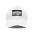 White Great White Shark Snapback Cap for ocean lovers and sports enthusiasts.