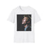 Charcoal crew neck T-shirt with bold watercolor Ziggy Stardust design