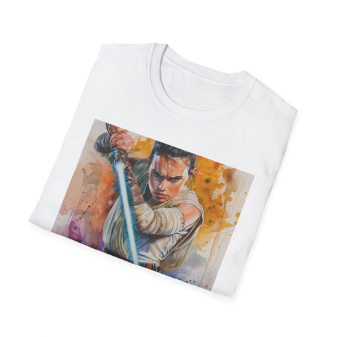 Rey T-shirt in Charcoal, designed for Rise of Skywalker fans.