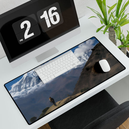 Himalayan Annapurna Alpine Trekking Peaks XXL Extended Desk Mat - View 4 | Prints With Passion