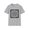 Serene Mandala Journey Inner Peace T-Shirt in Charcoal, Size S