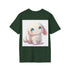 Chubby Cinnamoroll Cartoon Tee in Charcoal, Men's/Women's Cotton T-Shirt