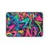 Neon graffiti desk mat, vibrant urban pattern for back-to-school workspace.