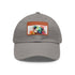 Koala Watercolor Baseball Cap in White with Light Brown Patch