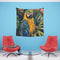 Parrot Paradise: A Tropical Tapestry | Wall Tapestry | All Over Print, AOP, Decor, Halloween, Home & Living, Home Decor, Indoor, Spring Essentials, Sublimation, Tapestry | Prints with Passion