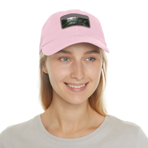 Maui Island Paradise Baseball Cap - White, Rectangle, Cotton Unisex Hat