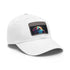 Labrador love baseball cap, white/light brown patch, rectangle shape.