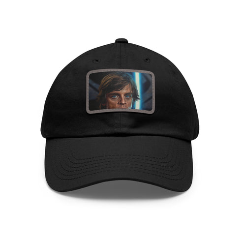 Galactic Jedi baseball cap in white with Luke Skywalker design.