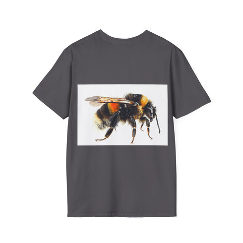 Bumblebee Watercolor Tee in Charcoal for Men and Women
