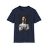 Charcoal cotton crew neck t-shirt with Cristiano Ronaldo action graphic