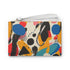 Abstract Bright Pattern Clutch - Bold & Bright Graphic Statement Bag
