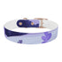 Stylish lavender floral dog collar for walks with your furry friend.