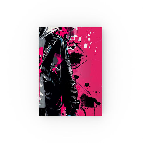 Urban journal with edgy typography, perfect for capturing city vibes | Sidewalk Scribbles