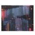 Cyberpunk city jigsaw puzzle with neon-lit skyscrapers and bustling streets