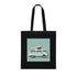 Alt text: Vintage camper van Adventure Mobile Tote Bag, perfect for road trips and everyday adventures. High-quality, comfortable, and stylish tote bag for all seasons. Makes a great gift. Shop now at BenCPrints.