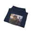 Navy Mystical Castle Fantasy Hoodie, Regular Fit Unisex Men's/Women's Clothing