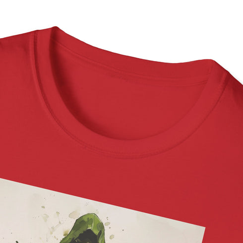 Charcoal cotton Doctor Doom T-shirt with classic green and silver armor design