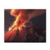 Fiery Volcano Jigsaw Puzzle - Mesmerizing nature scene with erupting volcano against vibrant sunset backdrop. Ideal for puzzle lovers!