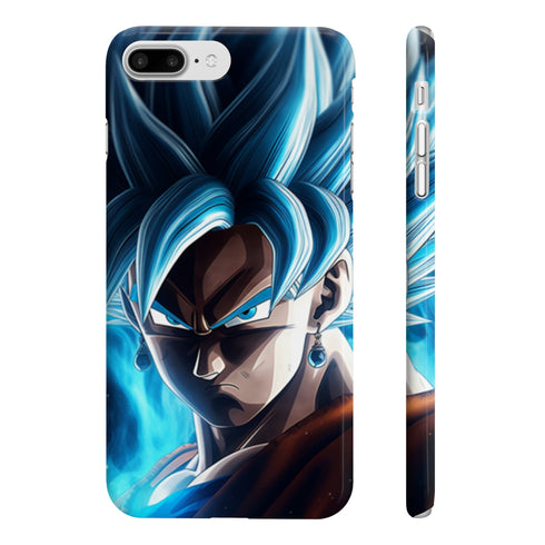 Goku Super Saiyan Blue Power Phone Case for iPhone 7 Plus, Glossy