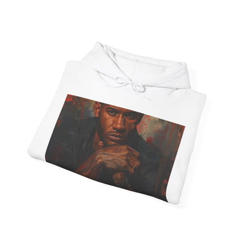 Dynamic Navy Usher Art Hoodie for Men and Women, Regular Fit