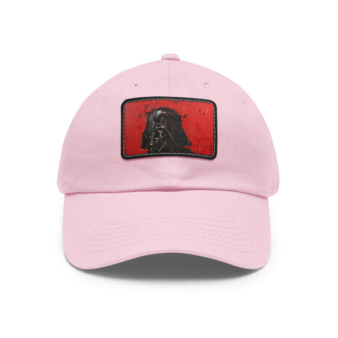 Darth Vader Sith Lord Baseball Cap in White with Light Brown Patch