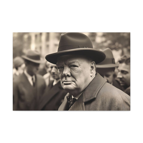 Canvas: Churchills WW2 London Victory with Churchill Wit and Wisdom | Canvas | Art & Wall Decor, Canvas, Fall Picks, Hanging Hardware, Home & Living, Indoor, Top Spring Products, Valentines Day promotion | Prints with Passion