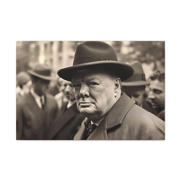 Canvas: Churchills WW2 London Victory with Churchill Wit and Wisdom | Canvas | Art & Wall Decor, Canvas, Fall Picks, Hanging Hardware, Home & Living, Indoor, Top Spring Products, Valentines Day promotion | Prints with Passion