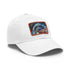 London Underground Watercolor Cap in White with Light Brown Patch