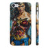 Amazonian warrior phone case with bold and empowering design for protection.