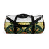 Art Deco inspired abstract patterned duffel bag for stylish travelers.